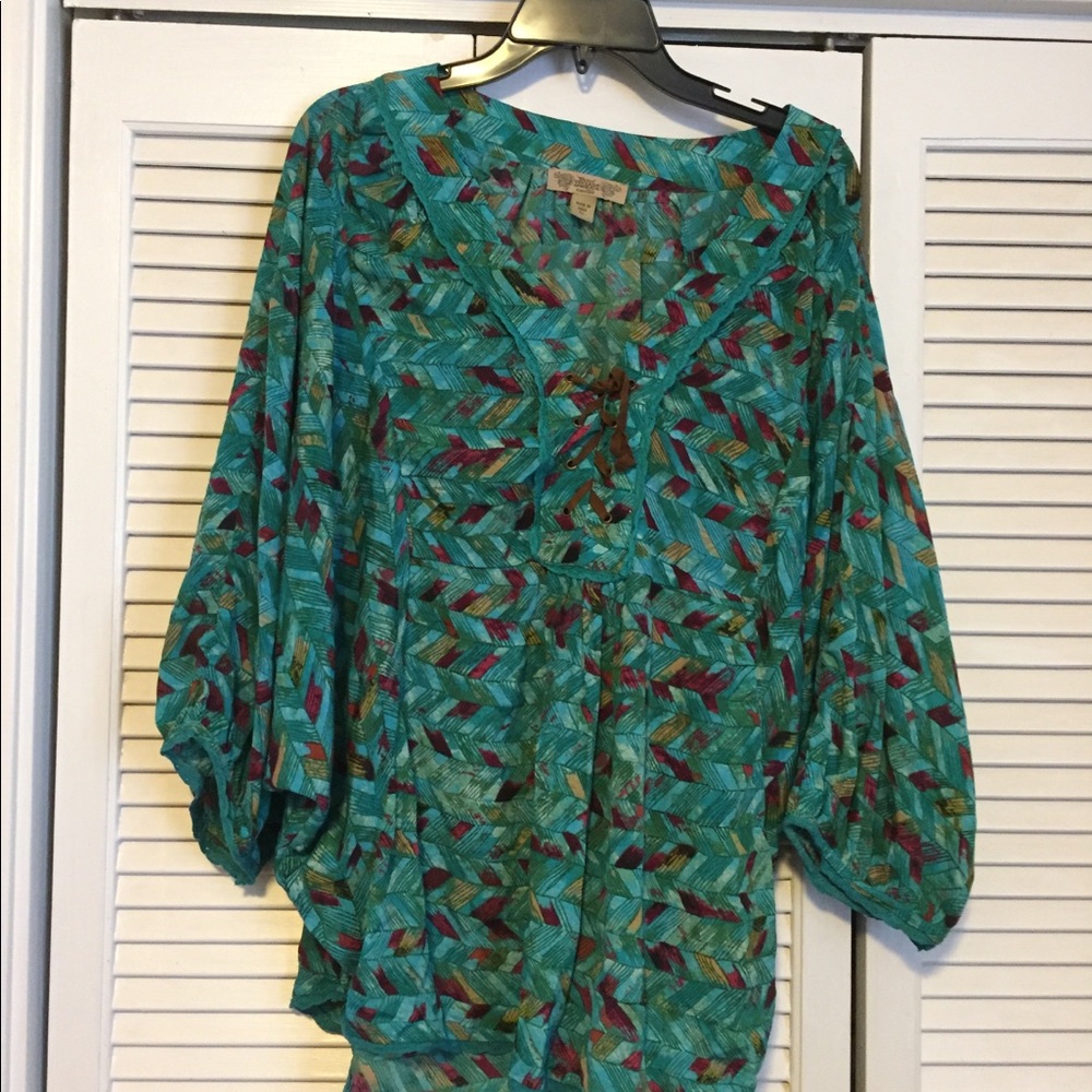 Dolman sleeve top